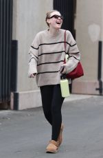 DAKOTA FANNING Leaves Friday Morning Workout Class in Beverly Hills 10/14/2022