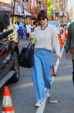 DAKOTA JOHNSON Heading to Her Film Set in New York 10/12/2022