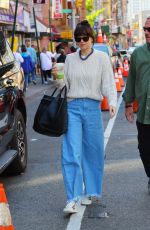 DAKOTA JOHNSON Heading to Her Film Set in New York 10/12/2022
