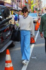 DAKOTA JOHNSON Heading to Her Film Set in New York 10/12/2022