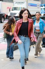 DAKOTA JOHNSON on the Set of Madame Web in New York 10/11/2022