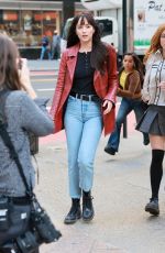DAKOTA JOHNSON on the Set of Madame Web in New York 10/11/2022