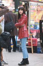 DAKOTA JOHNSON on the Set of Madame Web in New York 10/11/2022