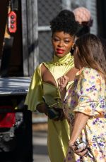 DANIELLE DEADWYLER Arrives at Jimmy Kimmel Live! in Los Angeles 10/04/2022