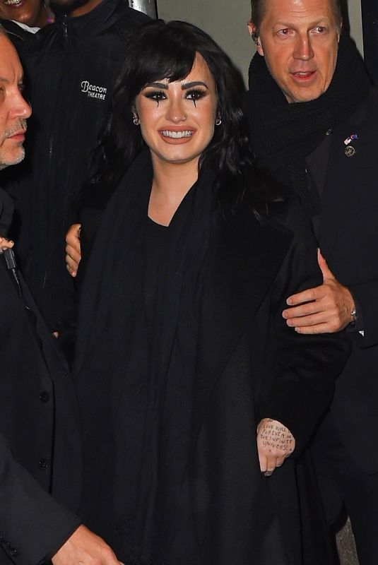 DEMI LOVATO Leaves Beacon Theatre in New York 10/18/2022