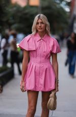 DEVON WINDSOR Out at New York Fashion Week 09/13/2022