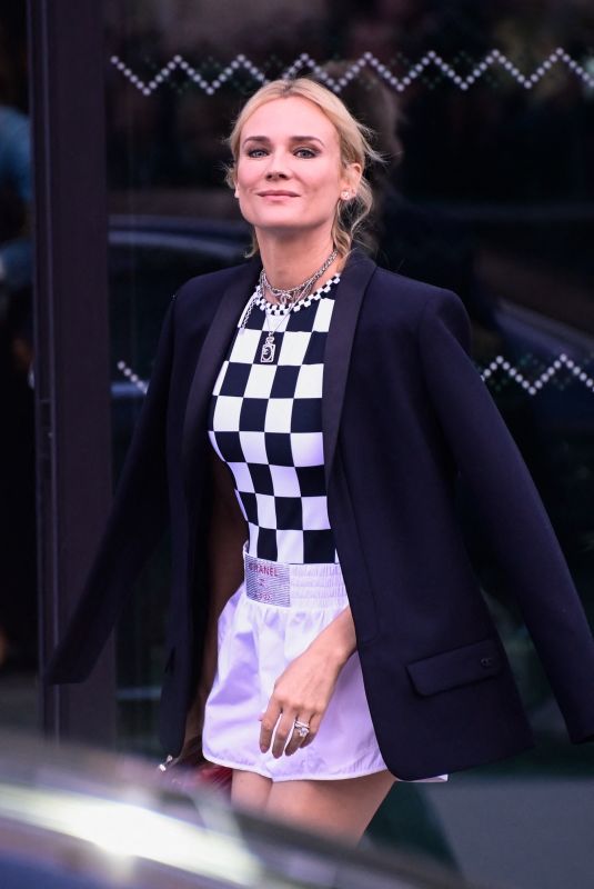 DIANE KRUGER Arrives at Chanel SS23 Show at Paris Fashion Week 10/04/2022