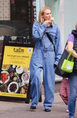 DIANE KRUGER in Denim Jumpsuit Out for Ice Cream in New York 10/26/2022