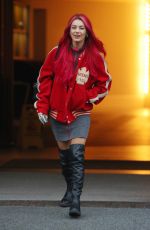 DIANNE BUSWELL Heading to Strictly Come Dancing Rehersal in London 10/21/2022