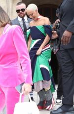 DOJA CAT Arrives at Thom Browne Womenswear Spring/Summer 2023 Show at Paris Fashion Week 10/03/2022