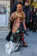 DOJA CAT Arrives at Vivienne Westwood Show at Paris Fashion Week 10/01/2022