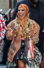 DOJA CAT Arrives at Vivienne Westwood Show at Paris Fashion Week 10/01/2022
