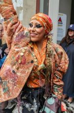 DOJA CAT Arrives at Vivienne Westwood Show at Paris Fashion Week 10/01/2022