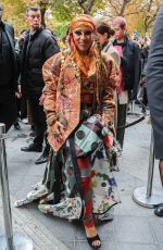 DOJA CAT Arrives at Vivienne Westwood Show at Paris Fashion Week 10/01/2022