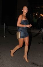 DRAYA MICHELE Leaves Kaviar Sushi Bar Grand Opening in Los Angeles 10/17/2022