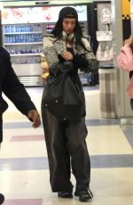 DUA LIPA in a Baggy Jeans Arrives at JFK Airport in New York 10/02/2022