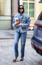 DUA LIPA in Double Denim Out in New York 09/29/2022
