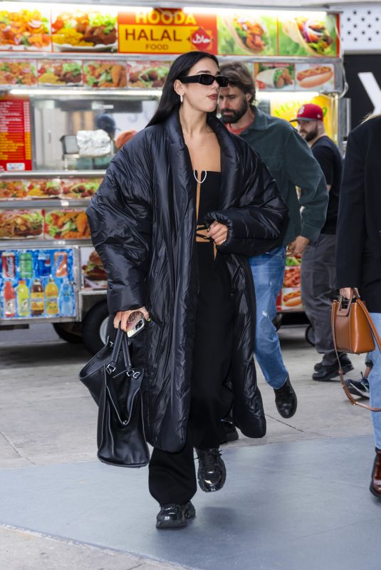 DUA LIPA Out and About in New York 09/30/2022