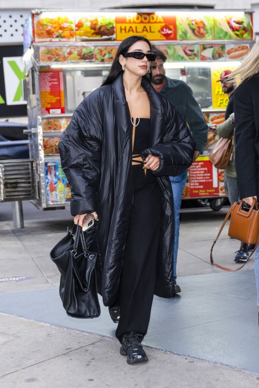 DUA LIPA Out in New York 09/30/2022