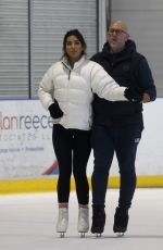 EKIN-SU CULCULOGLU Practicing for Dancing on Ice in London 10/18/2022