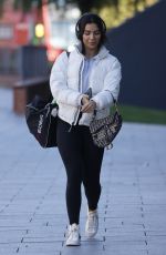 EKIN-SU CULCULOGLU Practicing for Dancing on Ice in London 10/18/2022