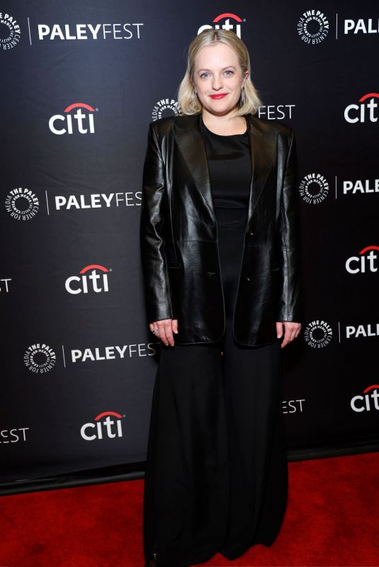 ELISABETH MOSS at The Handmaid’s Tale Panel at 2022 Paleyfest in New York 10/10/2022