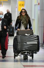 ELIZABETH HURLEY Arrives in New York 09/29/2022