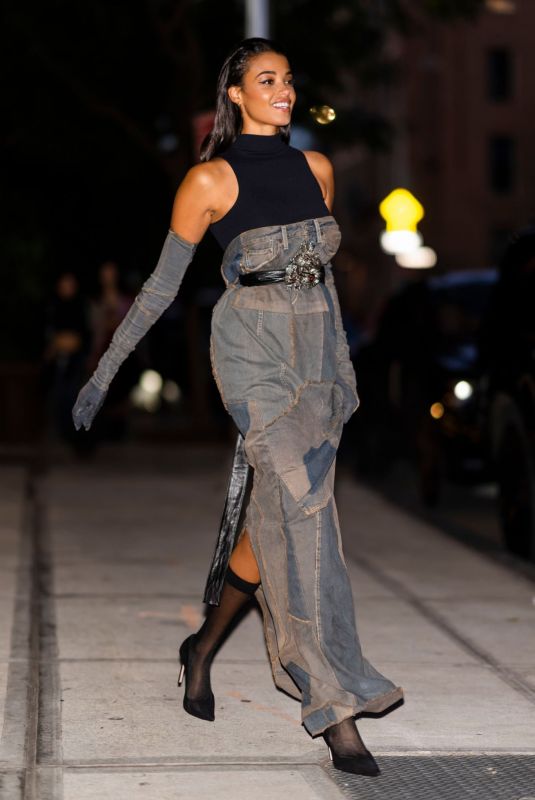 ELLA BALINSKA Night Out in New York 10/16/2022