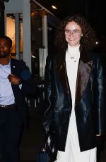 ELLA EMHOFF Out for Dinner at Carbone in New York 10/26/2022