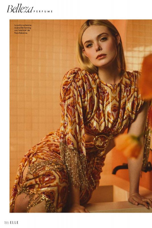 ELLE FANNING in Elle Magazine, Spain November 2022