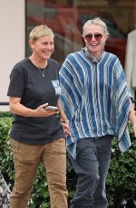 ELLEN DEGENERES and PORTIA DE ROSSI Out in Santa Barbara 10/15/2022