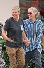 ELLEN DEGENERES and PORTIA DE ROSSI Out in Santa Barbara 10/15/2022