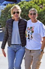 ELLEN DEGENERES and PORTIA DE ROSSI Out in Santa Barbara 10/26/2022