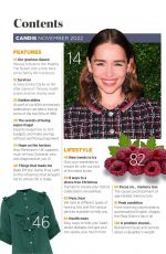 EMILIA CLARKE in Candis Magazine, November 2022