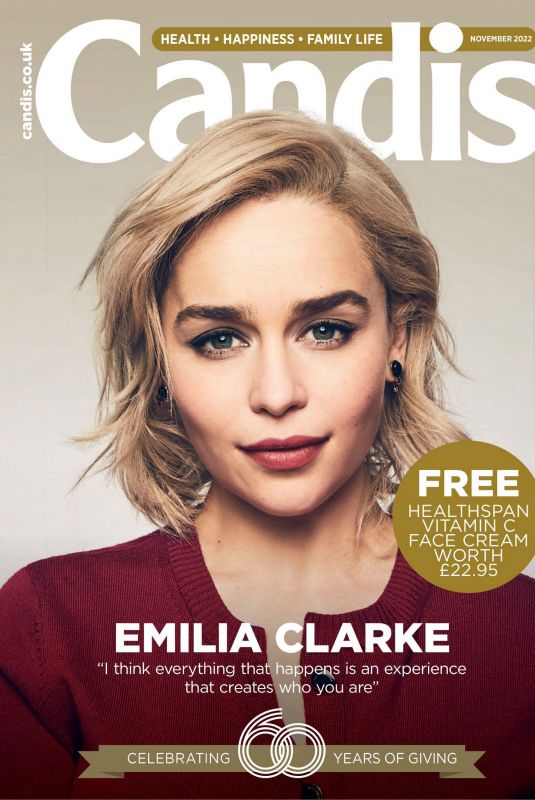 EMILIA CLARKE in Candis Magazine, November 2022