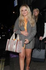 EMILY ATACK Leaves a Karaoke Bar in London 10/26/2022