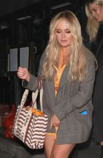 EMILY ATACK Leaves a Karaoke Bar in London 10/26/2022
