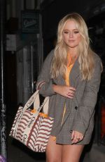 EMILY ATACK Leaves a Karaoke Bar in London 10/26/2022