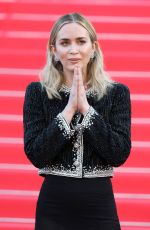EMILY BLUNT at Handprint Ceremony at Palais des Festivals et des Congresses in Cannes 10/16/2022