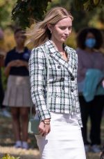 EMILY BLUNT on the Set of Pain Hustlers in Atlanta 10/11/2022