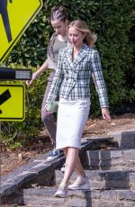EMILY BLUNT on the Set of Pain Hustlers in Atlanta 10/11/2022