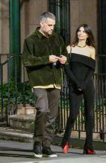 EMILY RATAJKOWSKI and DJ Orazio Rispo Night Out in New York 10/14/2022