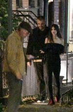 EMILY RATAJKOWSKI and DJ Orazio Rispo Night Out in New York 10/14/2022