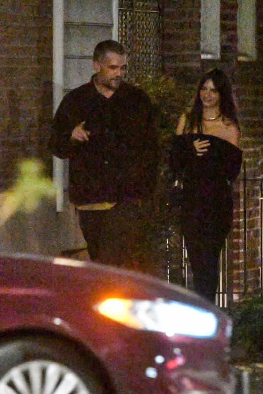 EMILY RATAJKOWSKI and DJ Orazio Rispo Night Out in New York 10/14/2022