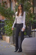 EMILY RATAJKOWSKI Arrives at a Podcasts in New York 10/19/2022