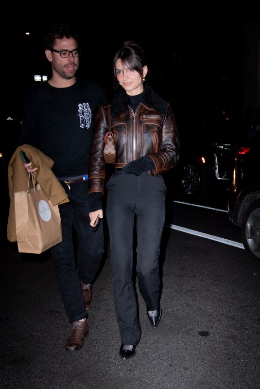EMILY RATAJKOWSKI Night Out in New York 10/08/2022