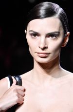 EMILY RATAJKOWSKI Walks Runway at Miu Miu Fashion Show in Paris 10/04/2022