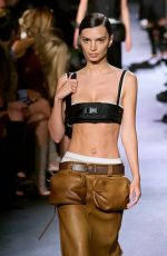 EMILY RATAJKOWSKI Walks Runway at Miu Miu Fashion Show in Paris 10/04/2022