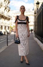 EMMA BROOKS Out at Paris Fashion Week 09/30/2022