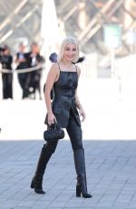 EMMA CHAMBERLAIN Arrives at Louis Vuitton SS23 Fashion Show in Paris 10/04/2022